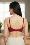 Zivame Everyday Double Layered Non Wired 3/4th Coverage T-Shirt Bra - Sundried Tomato — thumbnail 2